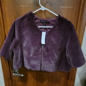 White House Black Market Purple Wrap